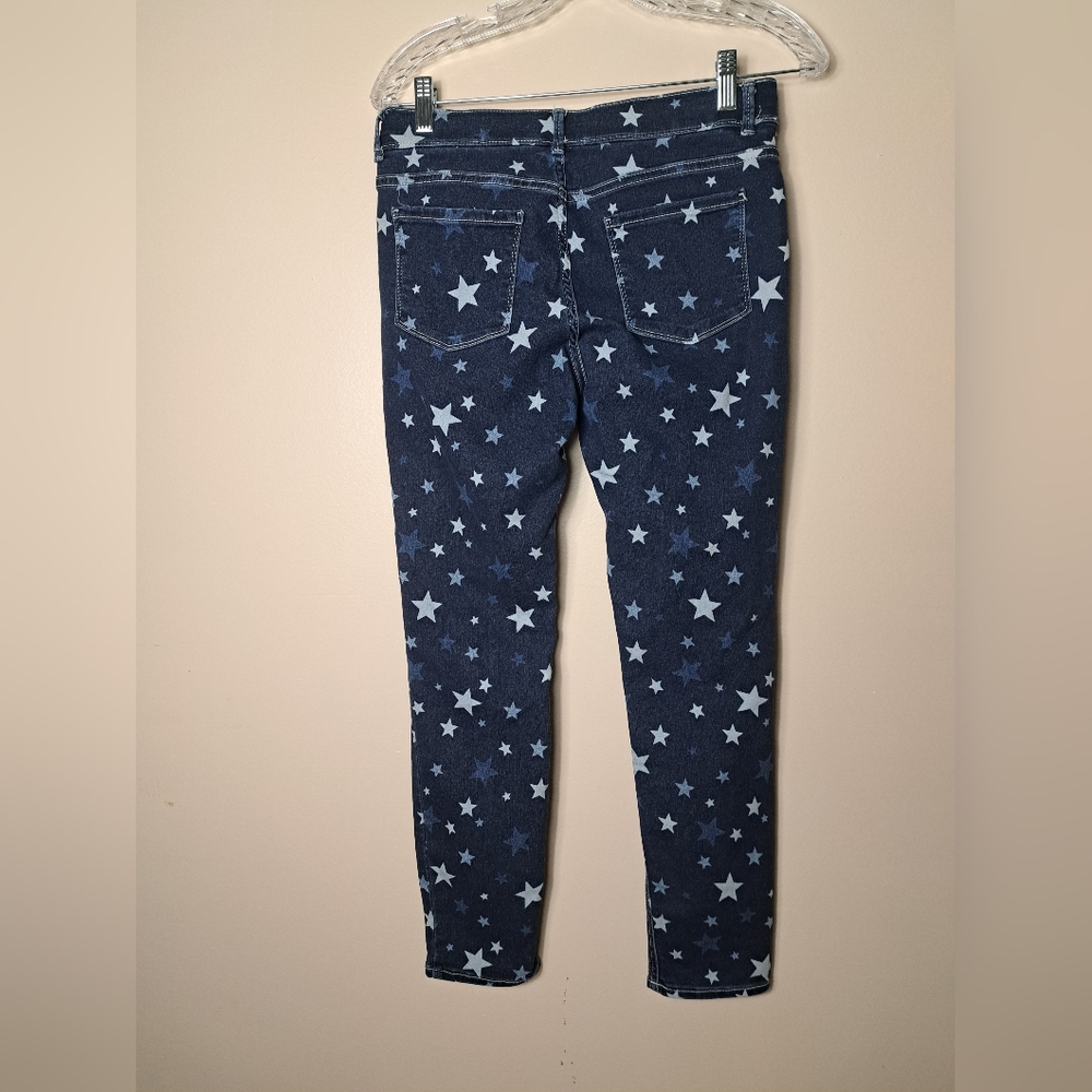 WONDER NATION Girls Fashion Star Print Jeggings ~ Patriotic Summer - Picture 4 of 9
